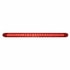 20866 by UNITED PACIFIC - Mud Flap Hanger - Mud Flap Plate, Top, Chrome, with 23 LED 17" Reflector Light Bar, Red LED/Red Lens