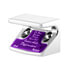 21013 by UNITED PACIFIC - Dash Switch Cover - Switch Guard, "Axle Differential", Purple Sticker