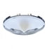 21114 by UNITED PACIFIC - Axle Hub Cap - Front, 6 Uneven Notched, Stainless, with 3 Bar Spinner, 7/16" Lip