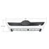 21960 by UNITED PACIFIC - Grille - Front, White, Molded Plastic, for 2016-2020 Hino 155/195