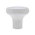 22957 by UNITED PACIFIC - Air Brake Valve Control Knob - "Trailer", Deluxe, Aluminum, Screw-On, with Stainless Plaque, Pearl White