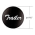 23229-1K by UNITED PACIFIC - Air Brake Control Valve Knob Sticker - "Trailer" Glossy, Black