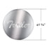 23229-1S by UNITED PACIFIC - Air Brake Control Valve Knob Sticker - "Trailer" Glossy, Silver