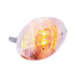 30135 by UNITED PACIFIC - Turn Signal Light - 4 LED, Amber, Clear Lens, For Freightliner M2