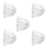 30520P5 by UNITED PACIFIC - Marker Light Lens - Watermelon Glass, Clear, For Grakon 1000 Cab Lights