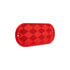 30712P20 by UNITED PACIFIC - 4" x 2" Oval Quick Mount Red Reflector, Acrylic Lens with Adhesive Backing, Pack of 20