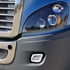 31102 by UNITED PACIFIC - Fog Light - LED, Passenger Side, with Halo Position Light, for 2008-2017 FL Cascadia, Competition Series