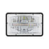 31151 by UNITED PACIFIC - Headlight - RH/LH, 4 x 6", Rectangle, Chrome Housing, High Beam, with Amber 9 LED Position Light