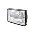 31150 by UNITED PACIFIC - Headlight - RH/LH, 4 x 6", Rectangle, Chrome Housing, Low Beam, with Amber 9 LED Position Light