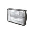 31151 by UNITED PACIFIC - Headlight - RH/LH, 4 x 6", Rectangle, Chrome Housing, High Beam, with Amber 9 LED Position Light