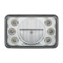 31238 by UNITED PACIFIC - Headlight - RH/LH, 4 x 6 in. Rectangle, High Beam, Bulb, with Dual Function 6 Amber LED Position Light