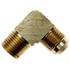 Gates G60654-0302 Hydraulic Coupling / Adapter Male SAE 45 Flare to Male Pipe - 90 (SAE Flare)