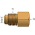 G60660-0804 by GATES - Male SAE 45 Flare to Female Pipe (SAE Flare)