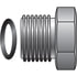 G60702-0032 by GATES - Male Flat-Face O-Ring Plug (SAE to SAE)