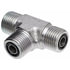 Gates G60740-0808 Hydraulic Coupling / Adapter Male Flat-Face O-Ring Tee (SAE to SAE)