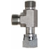 G60744-0808 by GATES - Male Flat-Face O-Ring to Female Flat-Face O-Ring to Male Flat-Face O-Ring - Tee