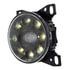 35856 by UNITED PACIFIC - Projector Fog Light - Black, with LED Position Lights & Aluminum Housing, for Peterbilt 579/587 & Kenworth T660