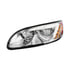 35883 by UNITED PACIFIC - Headlight - L/H, LED, Chrome Inner Housing, with Turn Signal Light