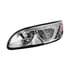 35883 by UNITED PACIFIC - Headlight - L/H, LED, Chrome Inner Housing, with Turn Signal Light