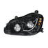 35891 by UNITED PACIFIC - Headlight - Left Side, High Power 45 LED, Blackout, with Sequential and Turn Signal Light