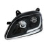 35917 by UNITED PACIFIC - Headlight - L/H, LED, Black Inner Housing, Sequential Turn Signal Light