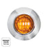 35932 by UNITED PACIFIC - Clearance Light - (2) Amber and White LED, Clear Lens, 3/4" Round, Mini, Double Fury