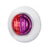 35935 by UNITED PACIFIC - Clearance Light - (2) Red and Purple LED, Clear Lens, 3/4" Round, Mini, Double Fury