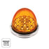 35974 by UNITED PACIFIC - Marker Light - (17) Amber and Blue LED, Clear Lens, Double Fury, Watermelon Style