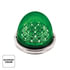 35975 by UNITED PACIFIC - Marker Light - (17) Amber and Green LED, Clear Lens, Double Fury, Watermelon Style