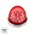 35981 by UNITED PACIFIC - Marker Light - (17) Red and Purple LED, Clear Lens, Double Fury, Watermelon Style