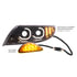 35993 by UNITED PACIFIC - Turn Signal / Parking Light - Rear, Driver Side, Amber, 6 LEDs, 12V, 3-Bullet Wire Leads