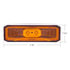 36010 by UNITED PACIFIC - Clearance Light - 10 LED, Amber LED/Lens, Rectangular, Abyss Light