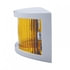 36022 by UNITED PACIFIC - Clearance/Marker Light - Narrow Rail, Incandescent, Amber Lens, Gray Housing