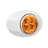 36026 by UNITED PACIFIC - Clearance Light - 4 LED, Amber and Blue LED, Clear Lens, Double Fury