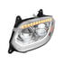 36066 by UNITED PACIFIC - Headlight Assembly - Driver Side, Chrome, 86 LED, For 2018-2024 International LT Truck