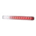 36071 by UNITED PACIFIC - Light Bar - 17 in., Red/White LED, Clear Lens, Stop/Turn/Tail/Back Up Light