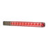 36071 by UNITED PACIFIC - Light Bar - 17 in., Red/White LED, Clear Lens, Stop/Turn/Tail/Back Up Light