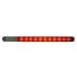 36071 by UNITED PACIFIC - Light Bar - 17 in., Red/White LED, Clear Lens, Stop/Turn/Tail/Back Up Light