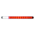 36070 by UNITED PACIFIC - Light Bar - 17 in., Red/White LED, Red/Clear Lens, Stop/Turn/Tail/Back Up Light