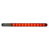 36070 by UNITED PACIFIC - Light Bar - 17 in., Red/White LED, Red/Clear Lens, Stop/Turn/Tail/Back Up Light