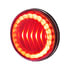 36085 by UNITED PACIFIC - Brake / Tail / Turn Signal Light - 4", Round, 30 LED, Red LED/Lens, I-Series Lumos Light