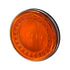 36086 by UNITED PACIFIC - Brake / Tail / Turn Signal Light - 4", Round, 30 LED, Amber LED/Lens, I-Series Lumos Light