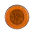 36091 by UNITED PACIFIC - Brake / Tail / Turn Signal Light - 4", Round, 33 LED, Amber LED/Lens, X-Series Lumos Light