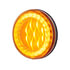 36091 by UNITED PACIFIC - Brake / Tail / Turn Signal Light - 4", Round, 33 LED, Amber LED/Lens, X-Series Lumos Light