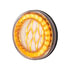 36093 by UNITED PACIFIC - Brake / Tail / Turn Signal Light - 4", Round, 33 LED, Amber LED, Clear Lens, X-Series Lumos Light