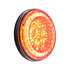 36097 by UNITED PACIFIC - Brake / Tail / Turn Signal Light - 4", Round, 33 LED, Red LED, Clear Lens, S-Series Lumos Light