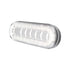 36104 by UNITED PACIFIC - Brake / Tail / Turn Signal Light - 6", Oval, 30 LED, White LED, Clear Lens, I-Series Lumos Light