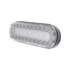 36104 by UNITED PACIFIC - Brake / Tail / Turn Signal Light - 6", Oval, 30 LED, White LED, Clear Lens, I-Series Lumos Light