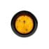 36107BAK by UNITED PACIFIC - Clearance Light - (3) Amber LED, Amber Lens, 2" Round, Low-Profile, with Grommet and Plug