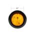 36107BAK by UNITED PACIFIC - Clearance Light - (3) Amber LED, Amber Lens, 2" Round, Low-Profile, with Grommet and Plug
